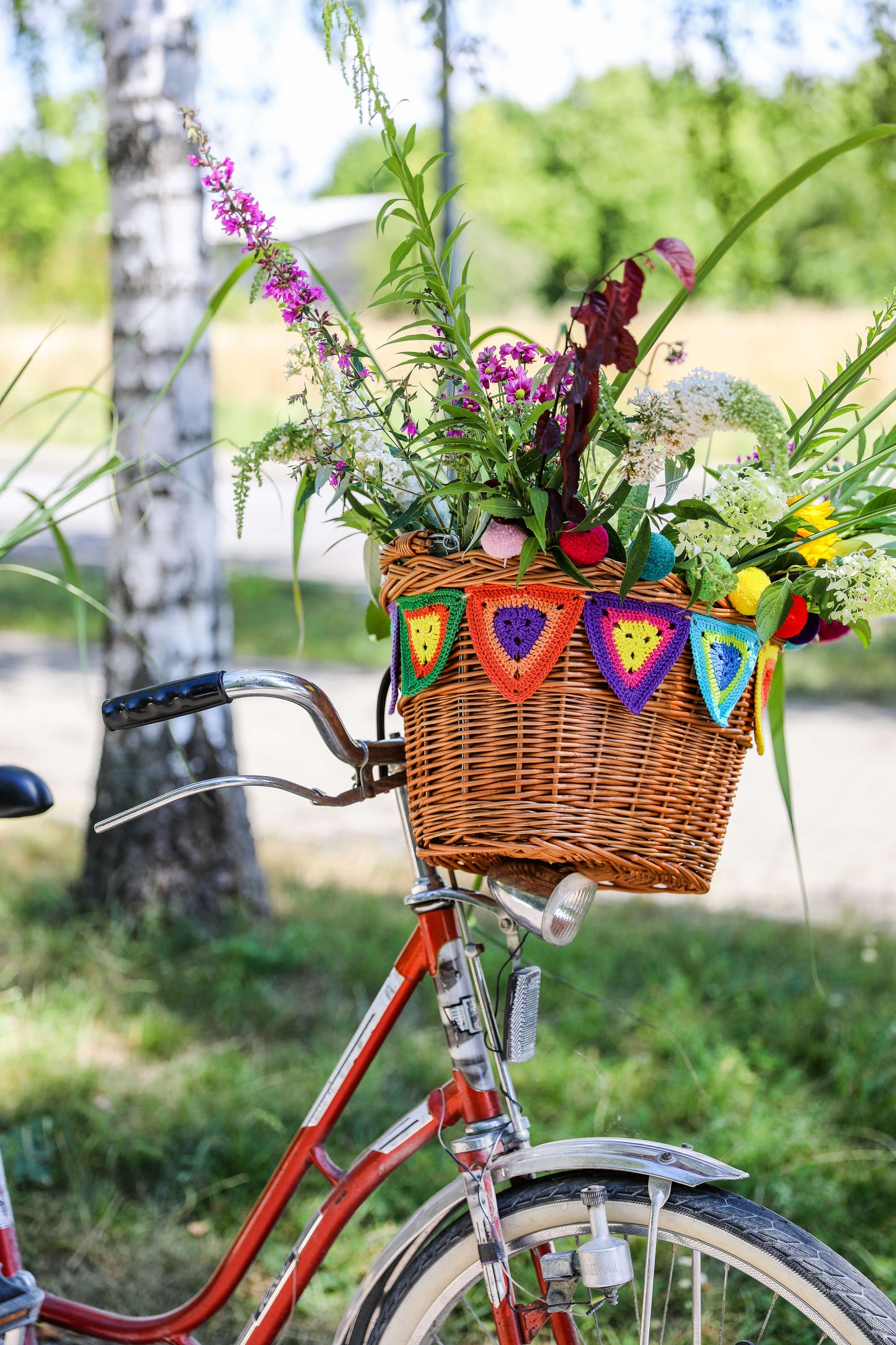 Fahrradkorbdeko