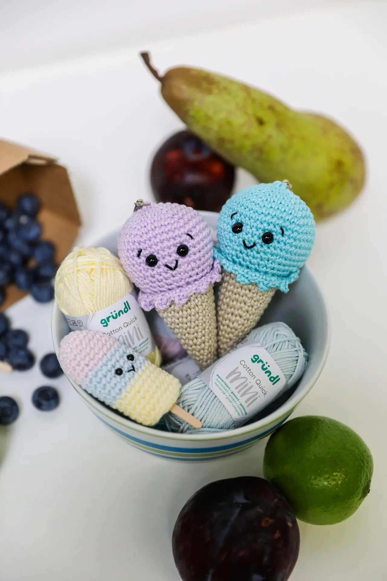 Eis in der Waffel