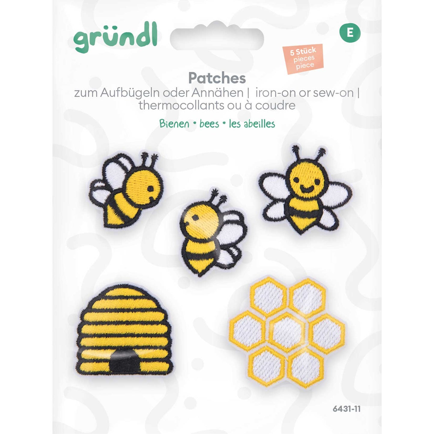 Patches zum Aufbügeln - Bienen