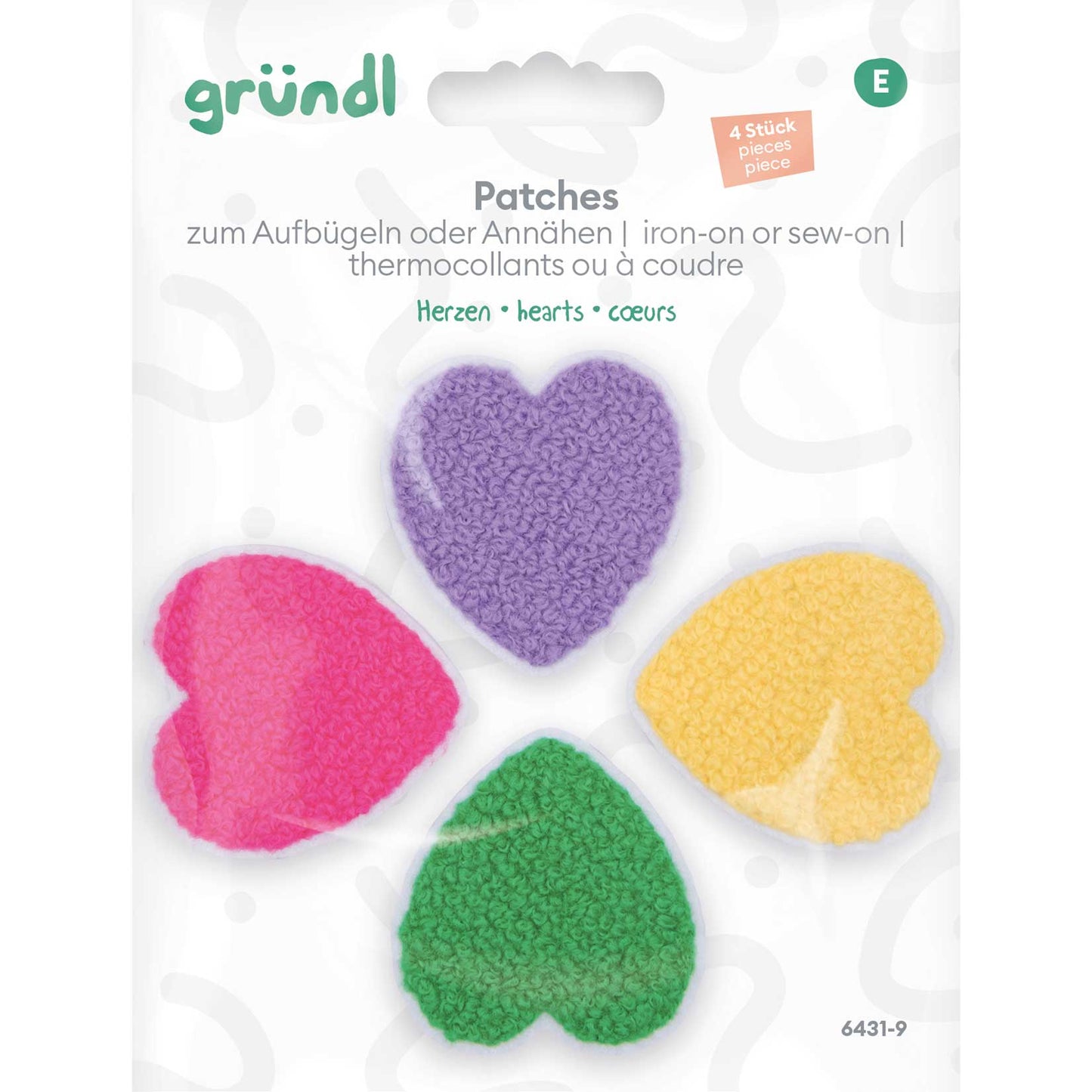 Patches zum Aufbügeln - Herzen