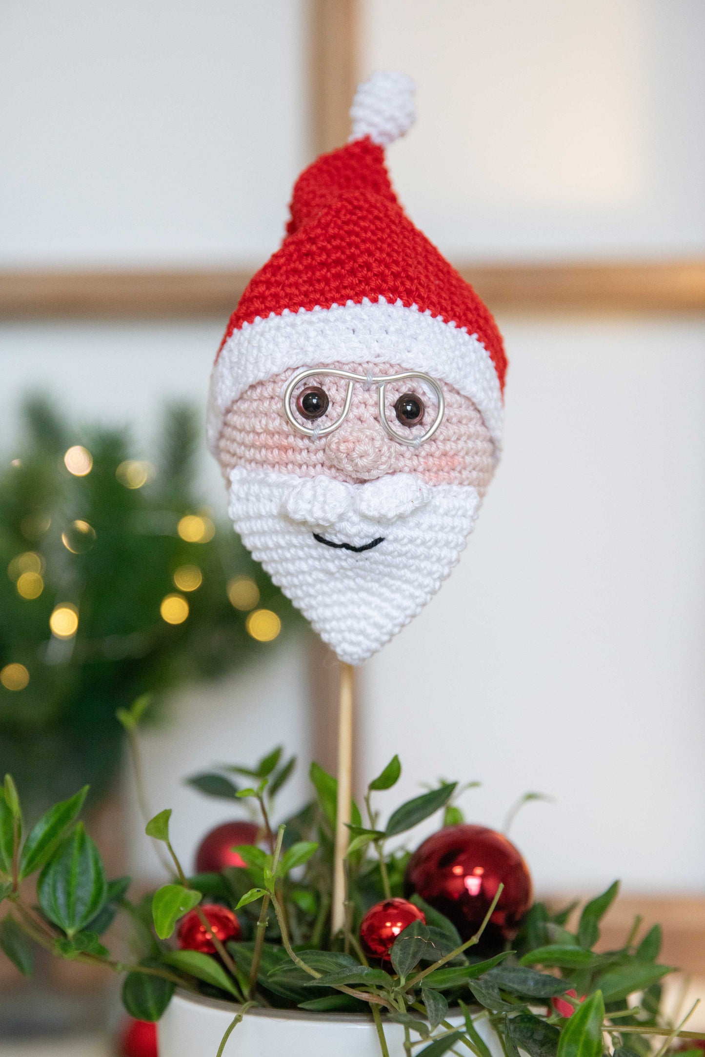 Weihnachtliche Blumenstecker