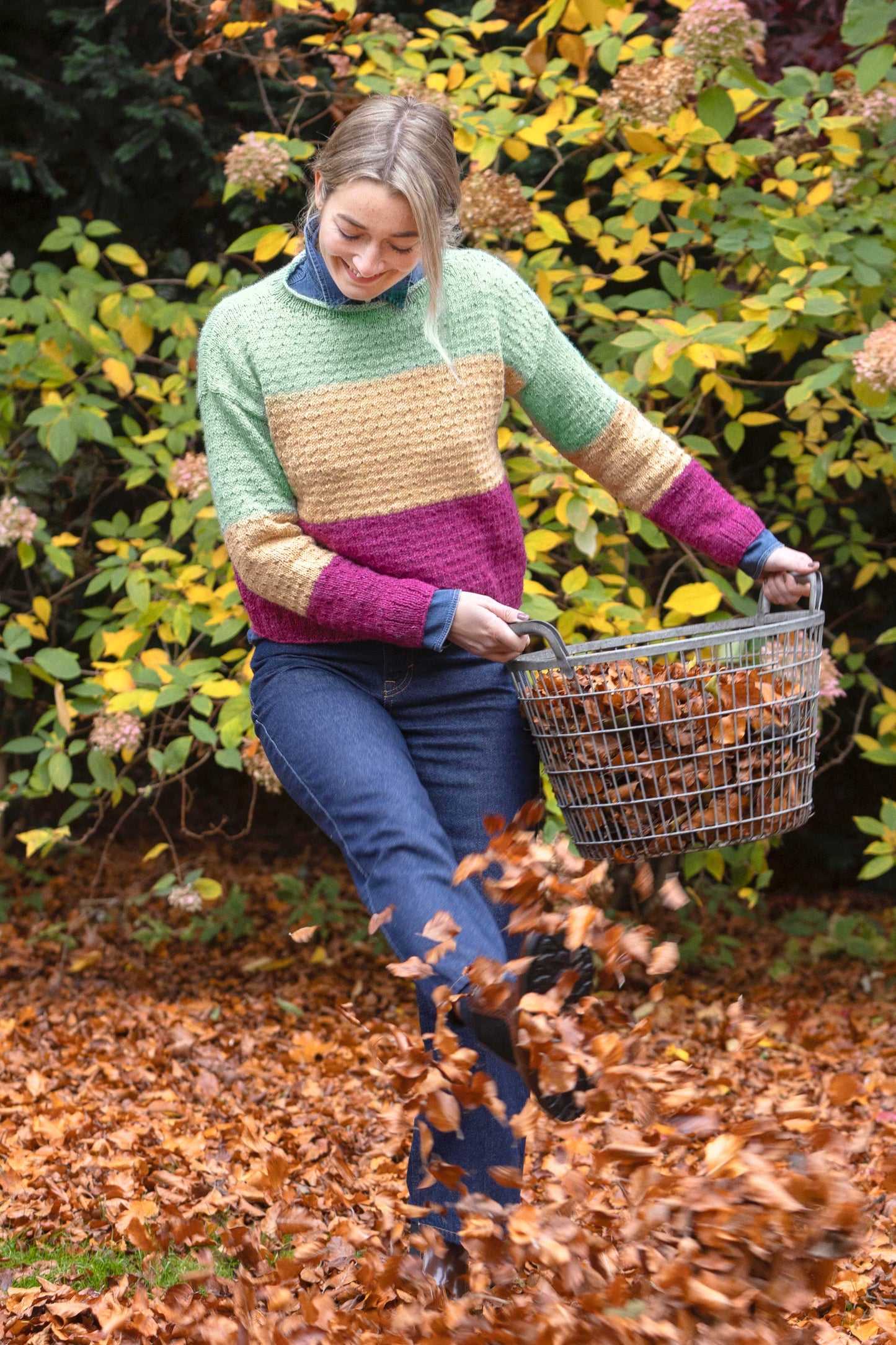 Blockstreifen-Pulli