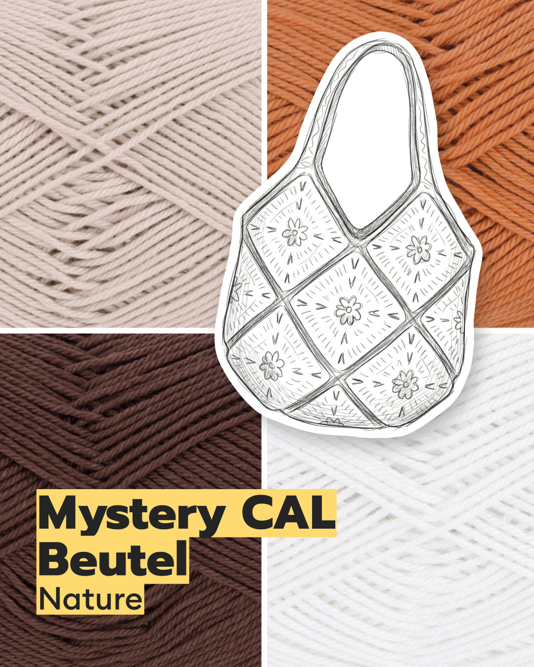 Häkelset Beutel Mystery Crochet Along