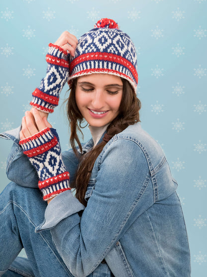 Norwegermütze und Armstulpen
