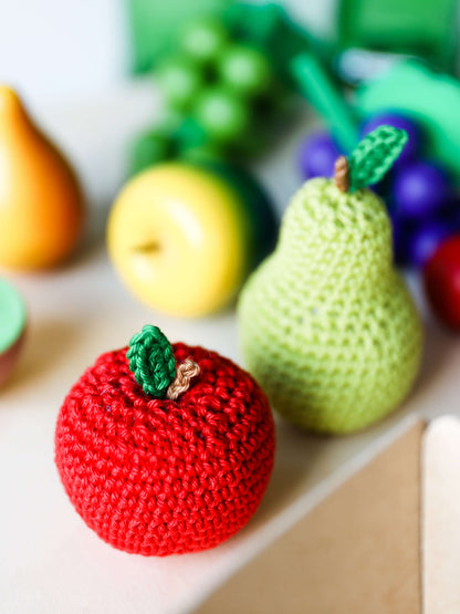 Häkelanleitung Apfel und Birne
