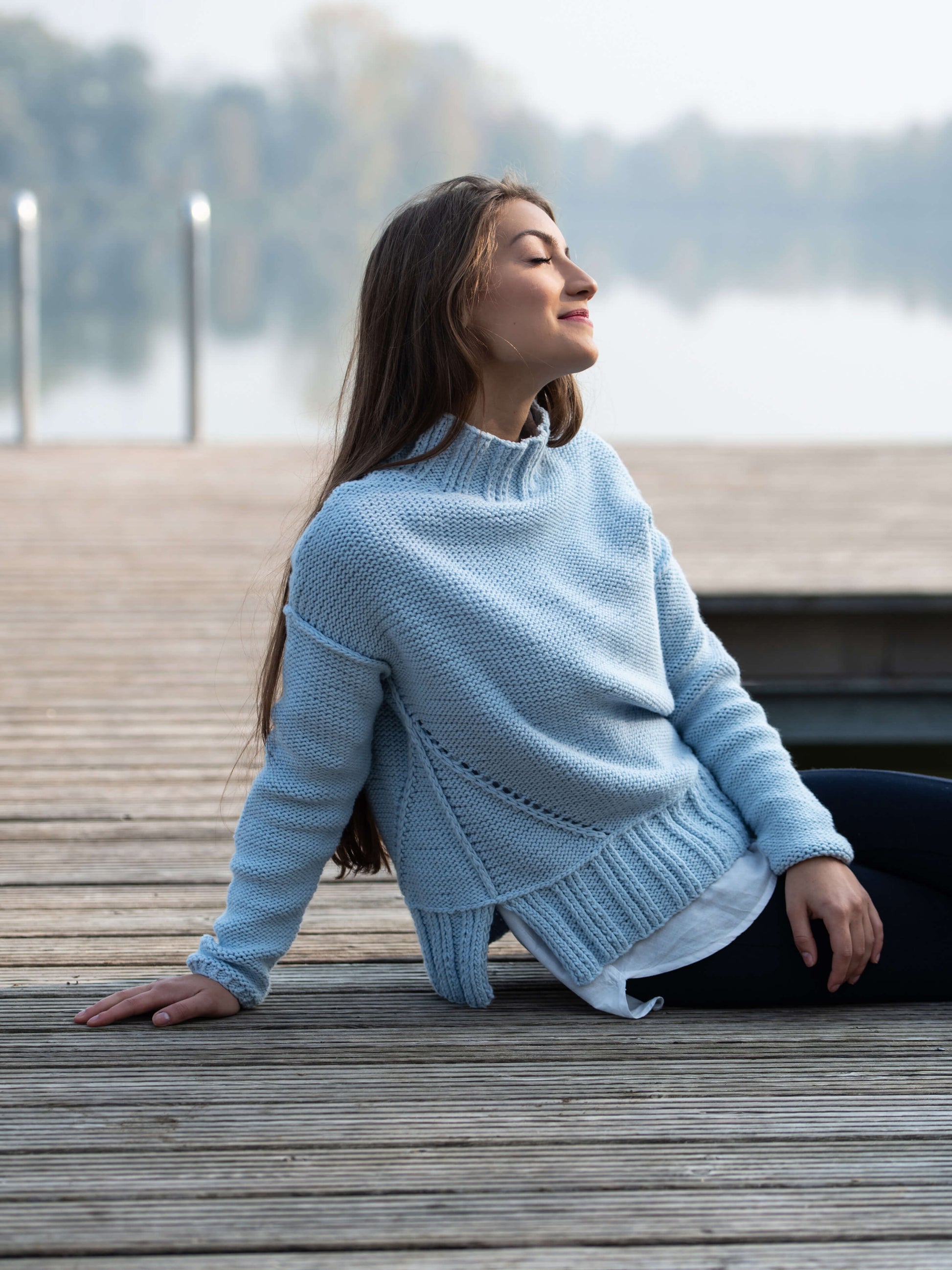 Pulli mit Außennähten