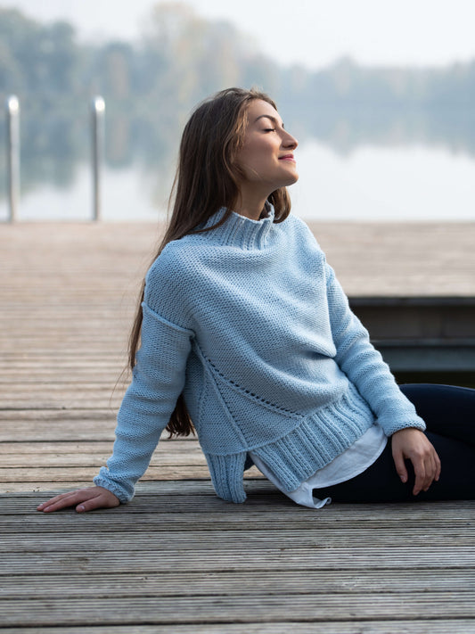 Pulli mit Außennähten