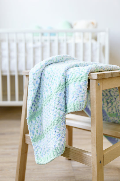 Babydecke im Perlmuster