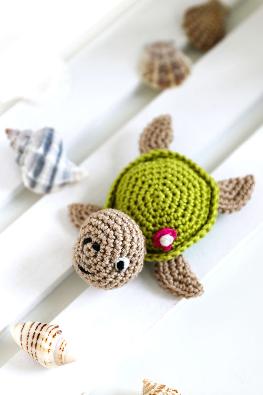 Häkelanleitung Amigurumi Schildkröte