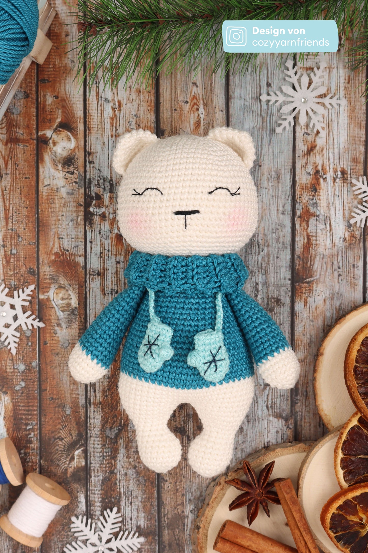 Amigurumi Eisbär