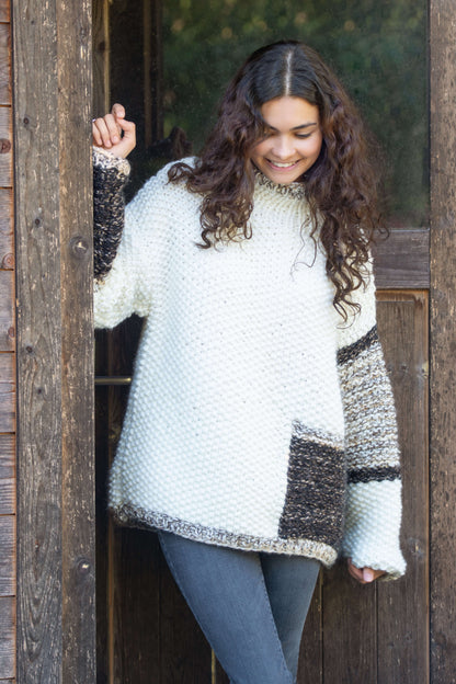 Pulli mit Perlmuster