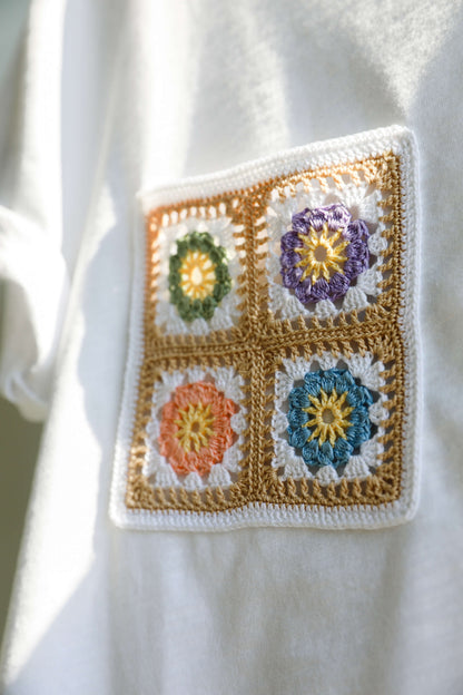 Granny Squares als Dekoelement