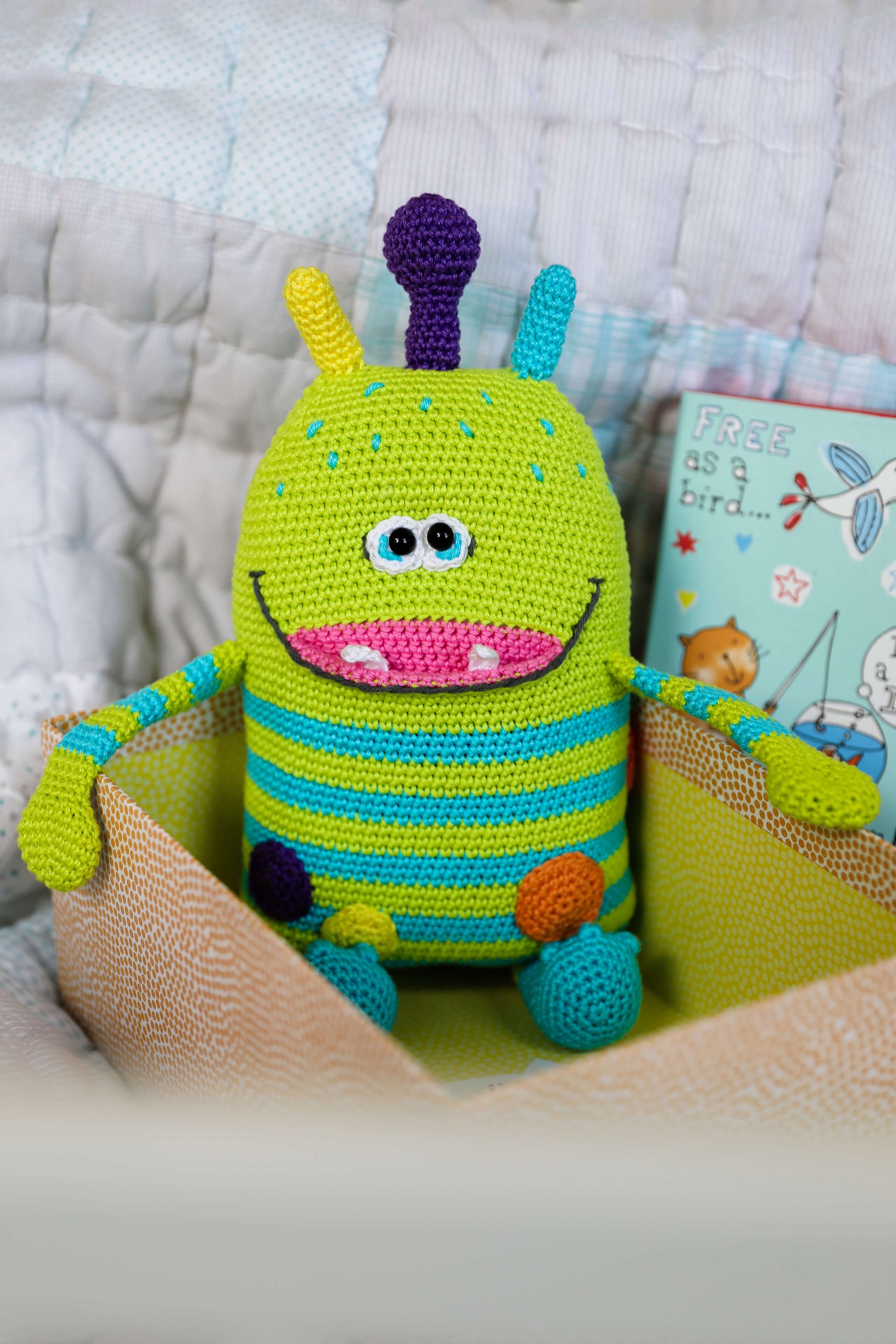 Amigurumi Sorgenfresserchen HelMut
