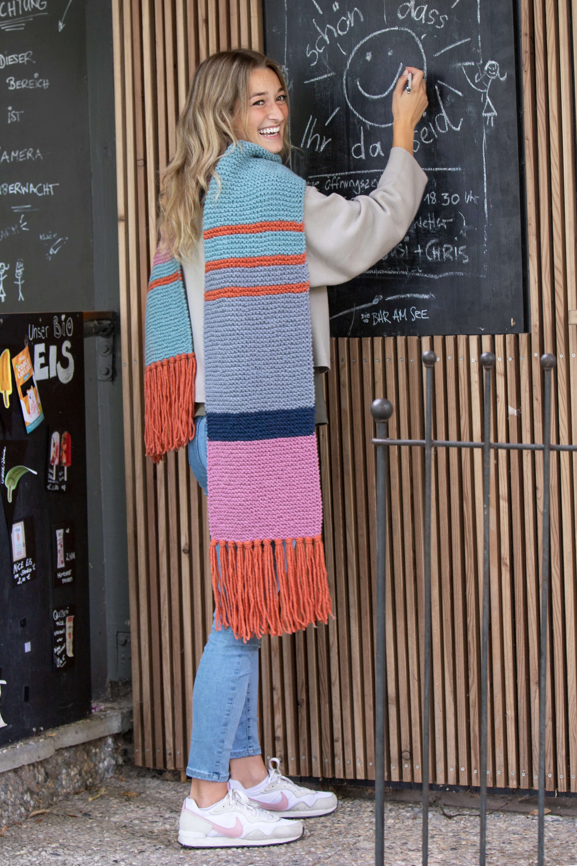 Schal für Strickanfänger:innen
Schal kraus rechts