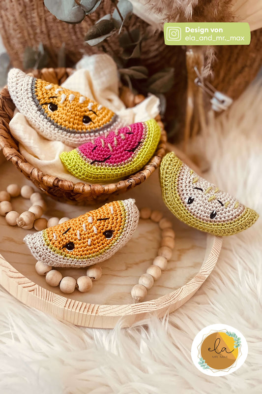Amigurumi Melonen Carla und Marta
