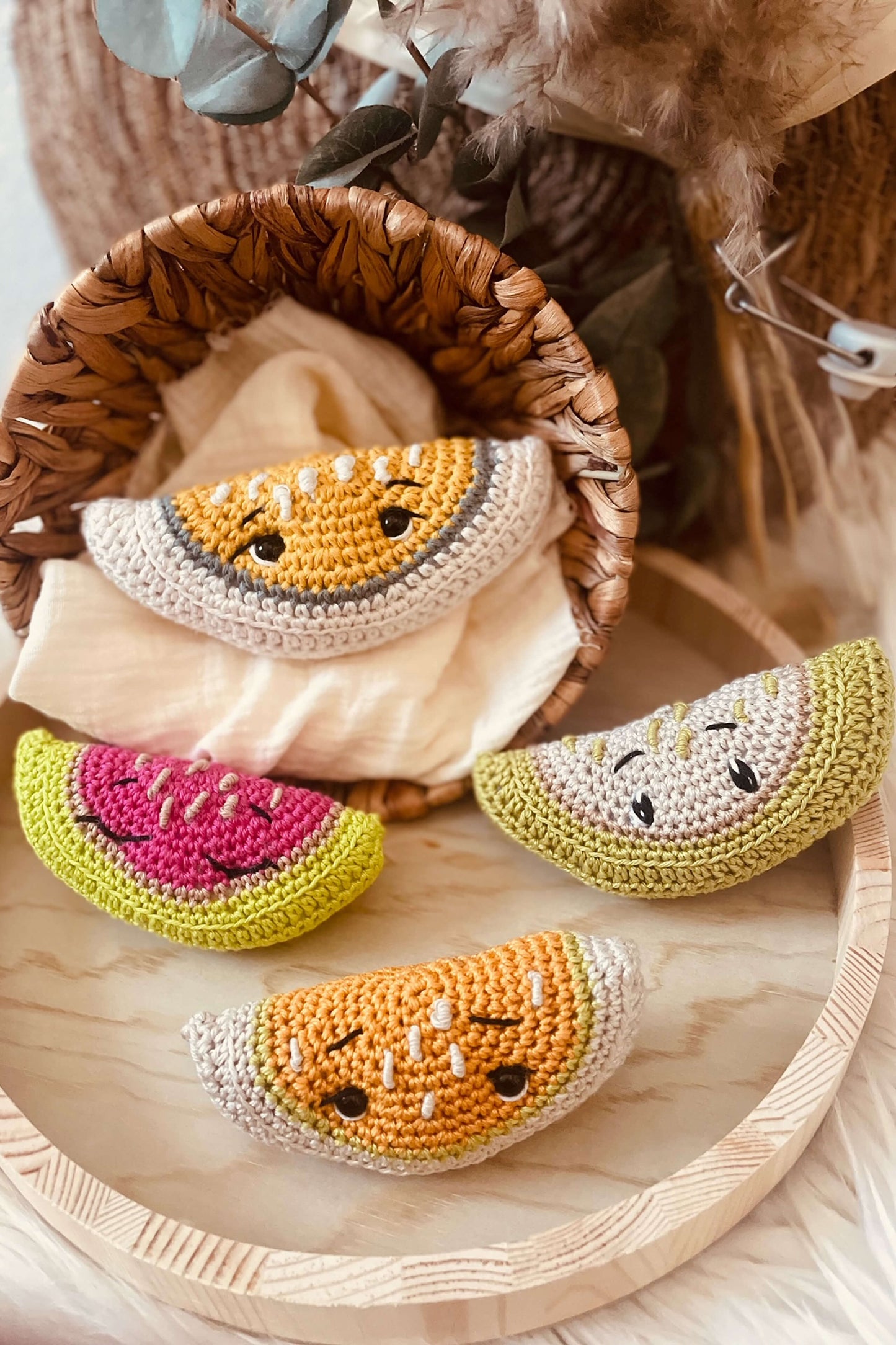Amigurumi Melonen Carla und Marta