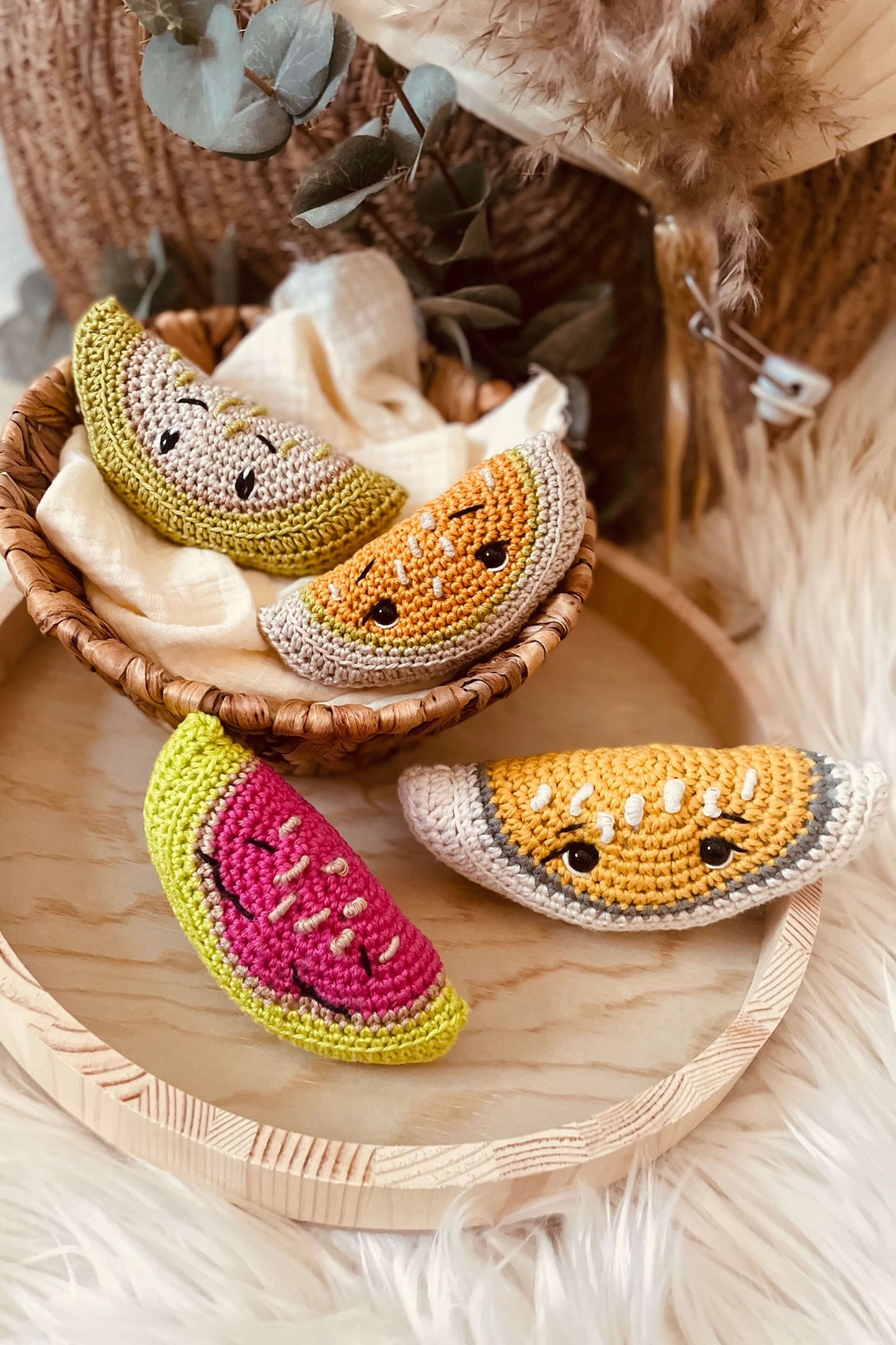 Amigurumi Melonen Carla und Marta