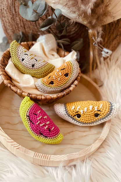 Amigurumi Melonen Carla und Marta