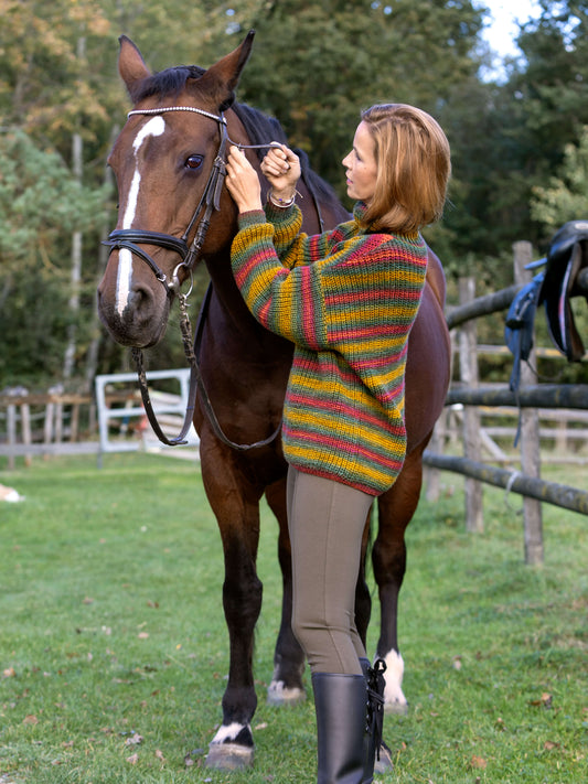 Pulli im Halbpatent
