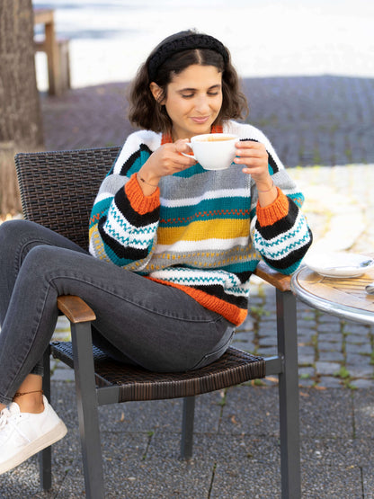Pullover mit Streifen