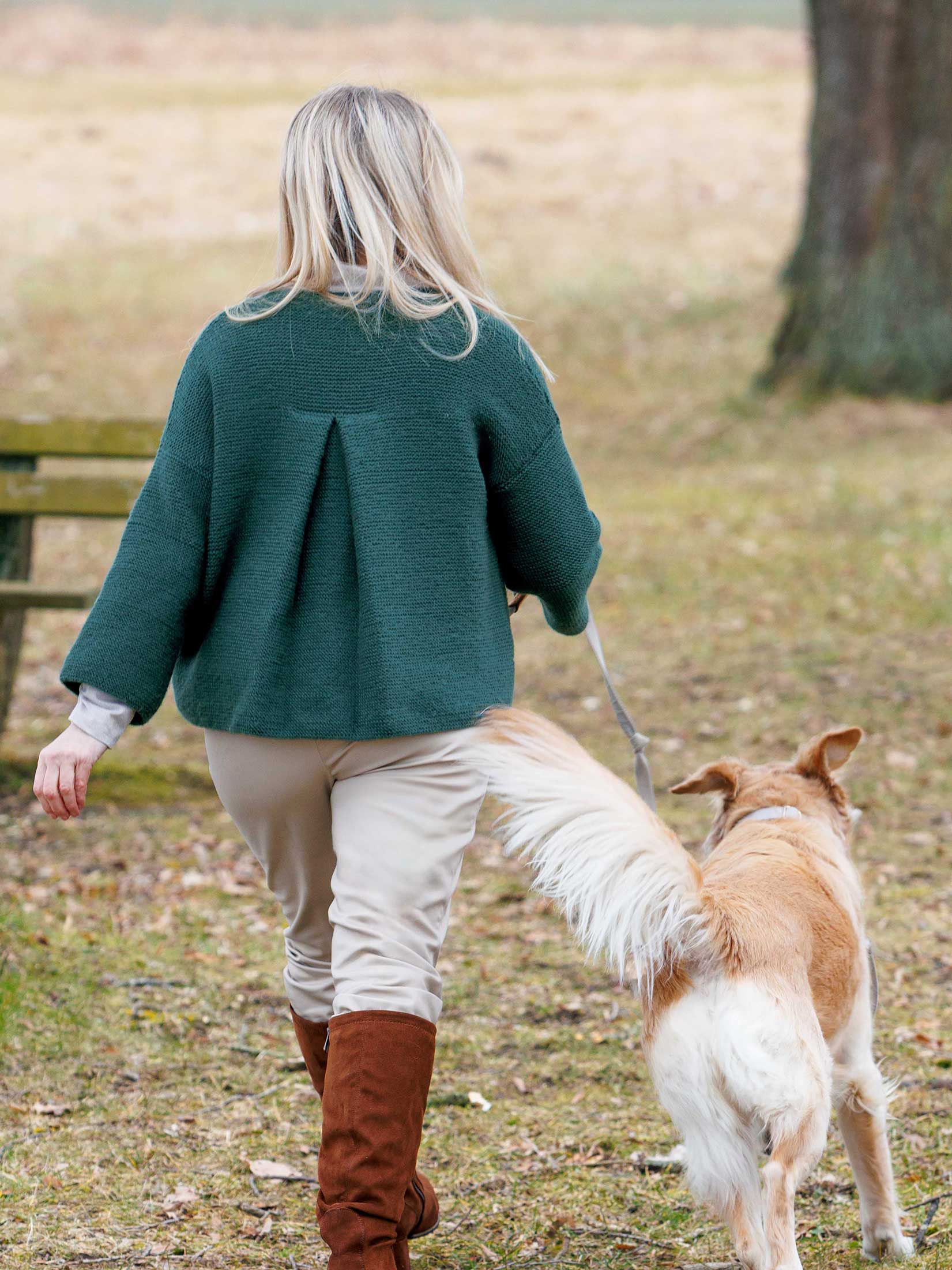 Trachtenjacke mit Rückenfalte
