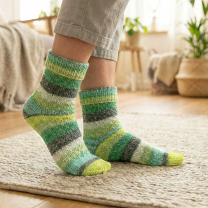 Aktion Grüne Socke: Damensöckchen mit Hebemaschen