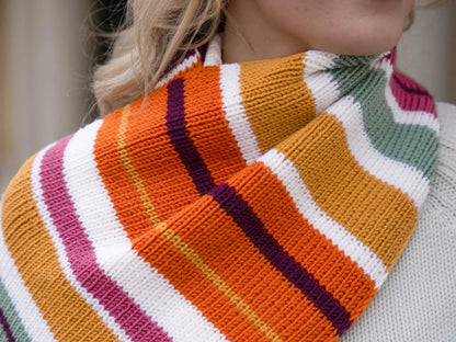 Kit à tricoter Lola Scarf en 100% laine mérinos extrafine