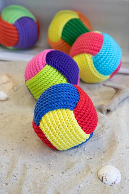 Anleitung Bunte Flechtbälle