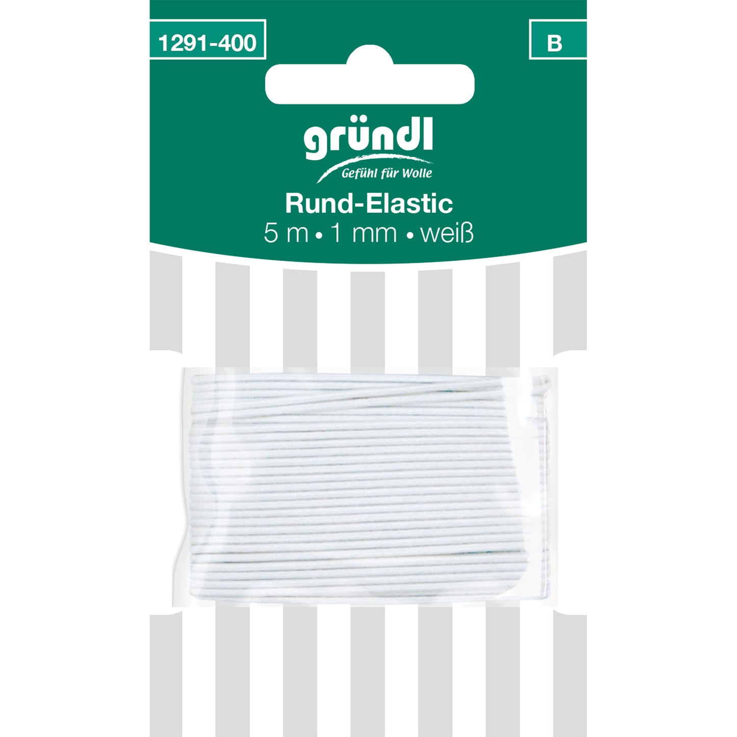 Round elastic, 1 mm x 5 m