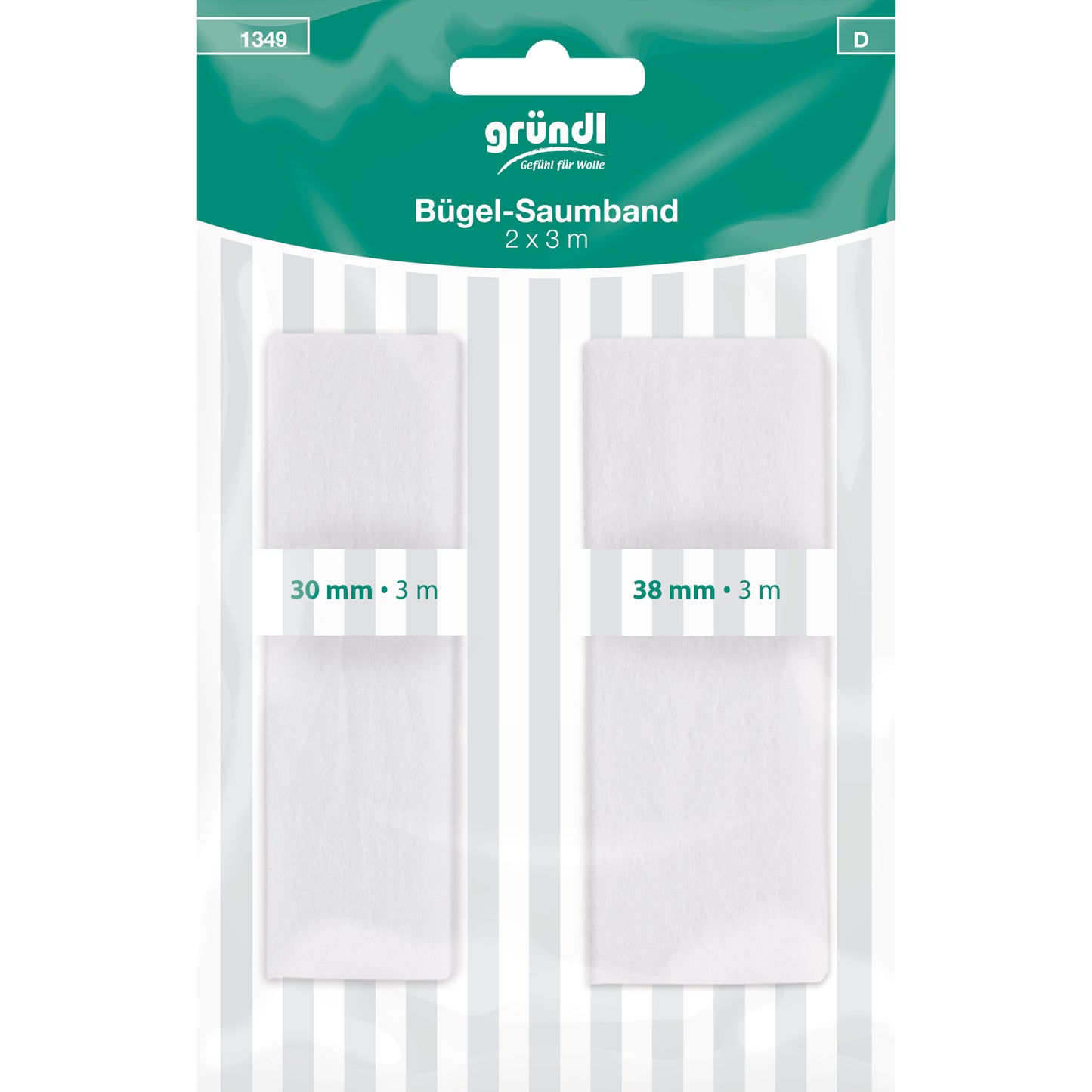 Bügel-Saumband, 2 x 3 m