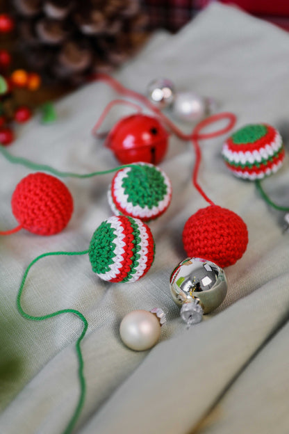Geschenkanhänger Weihnachtskugeln