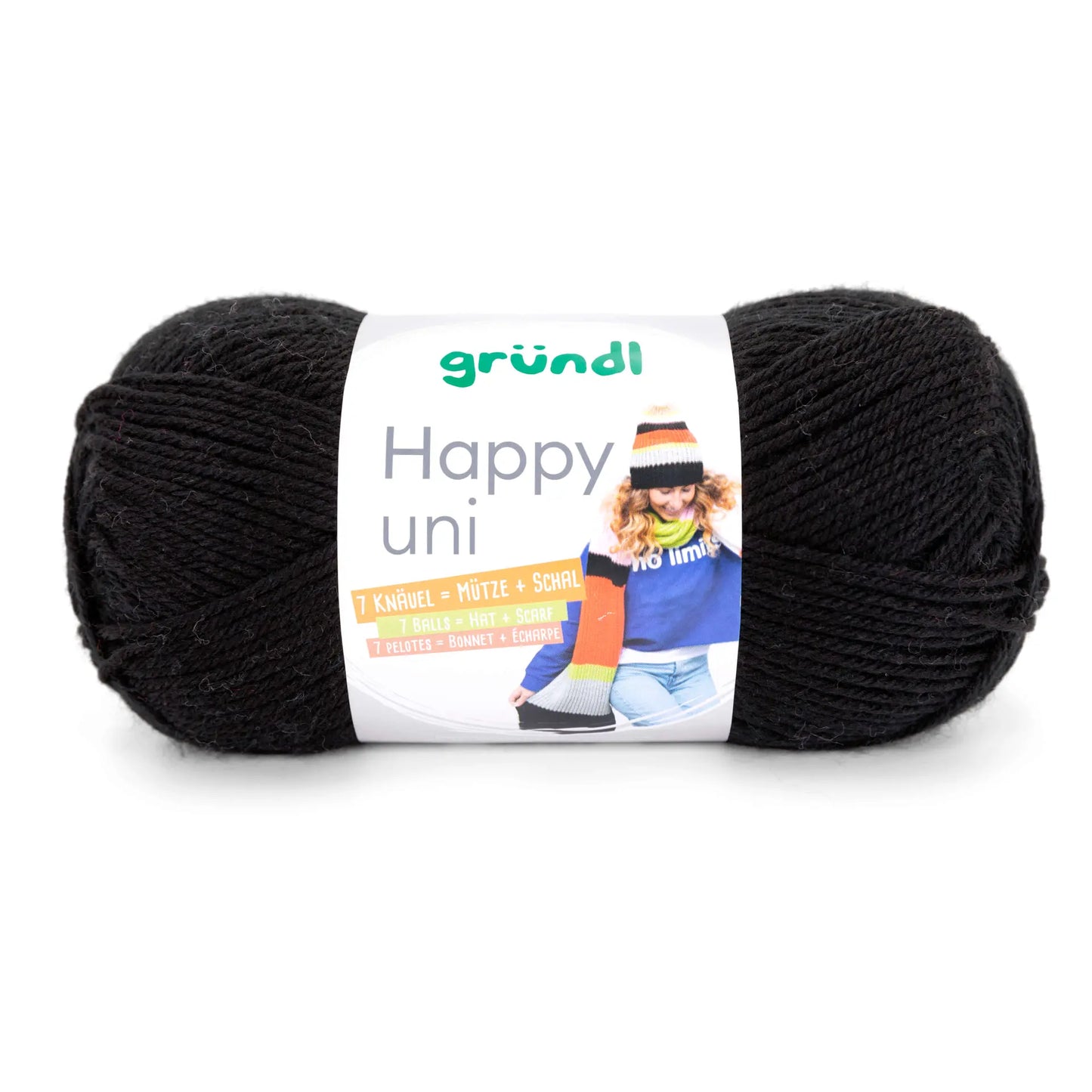 Strickset Colour-Blocking Schal und Mütze