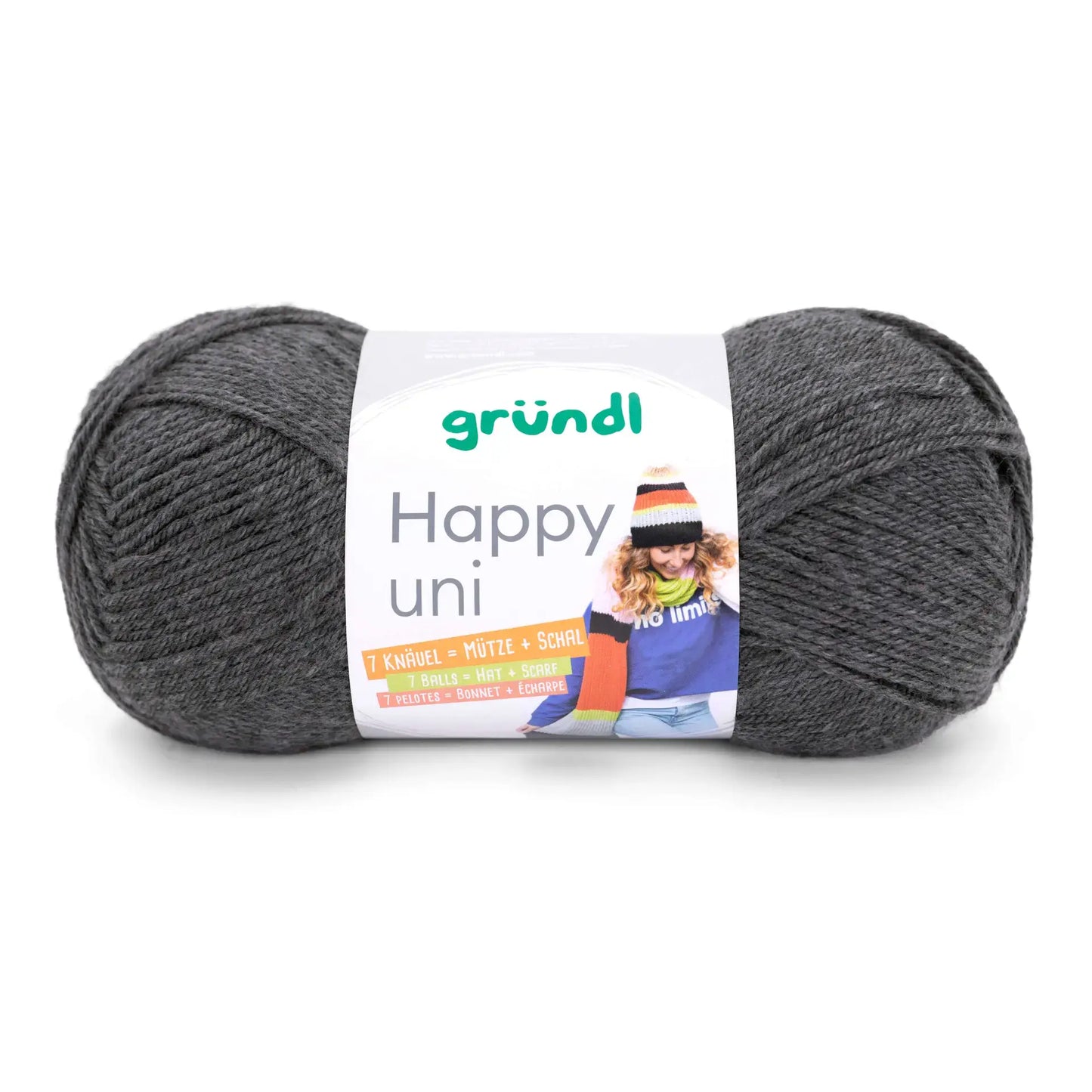 Strickset Schal mit 2-farbigem Patentmuster