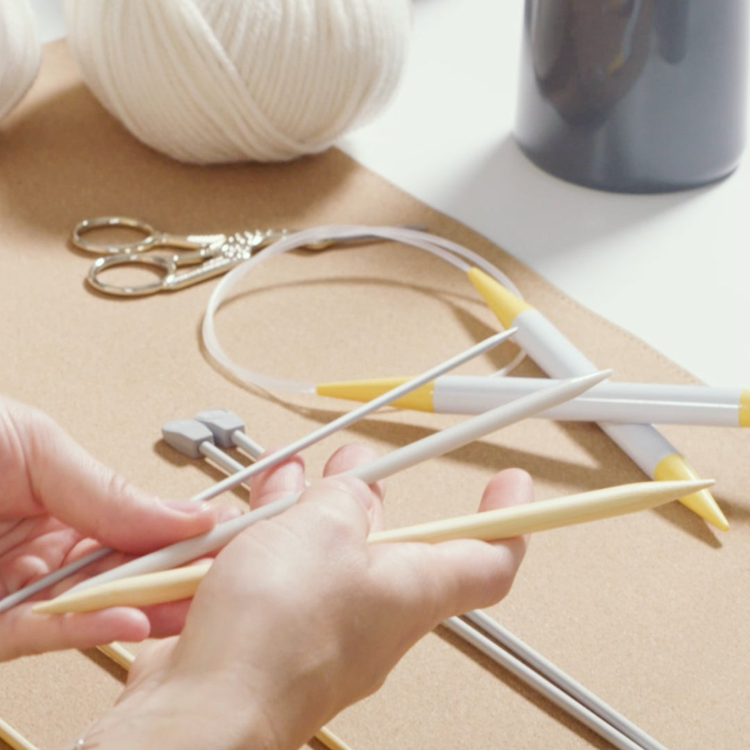 3-Stricknadeln-Strickschule-Schal-3