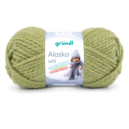 Strickset Mütze und Schal aus Alaska uni