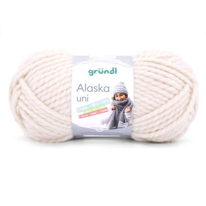 Strickset Mütze und Schal aus Alaska uni