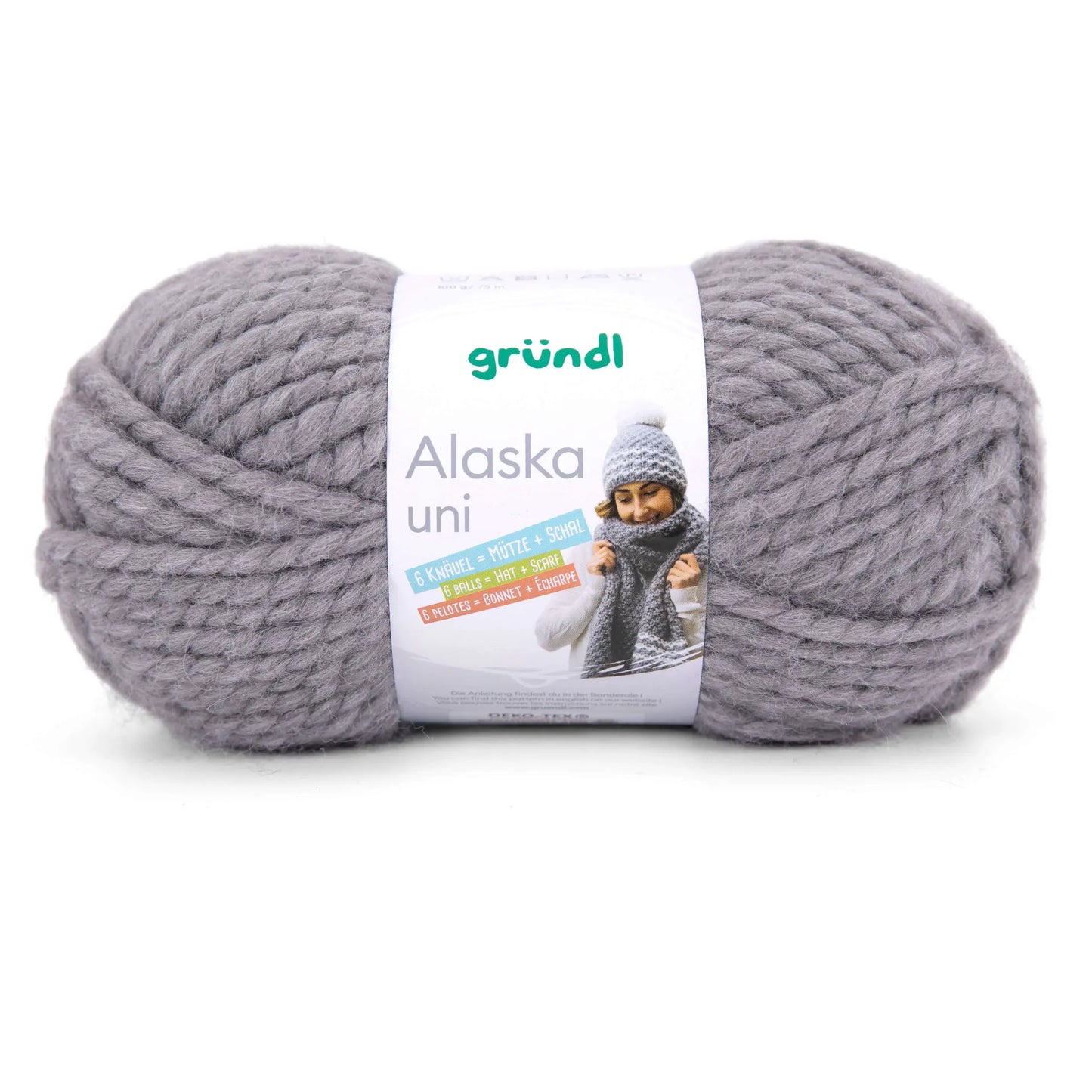 Kit tricot bonnet et écharpe au point de riz