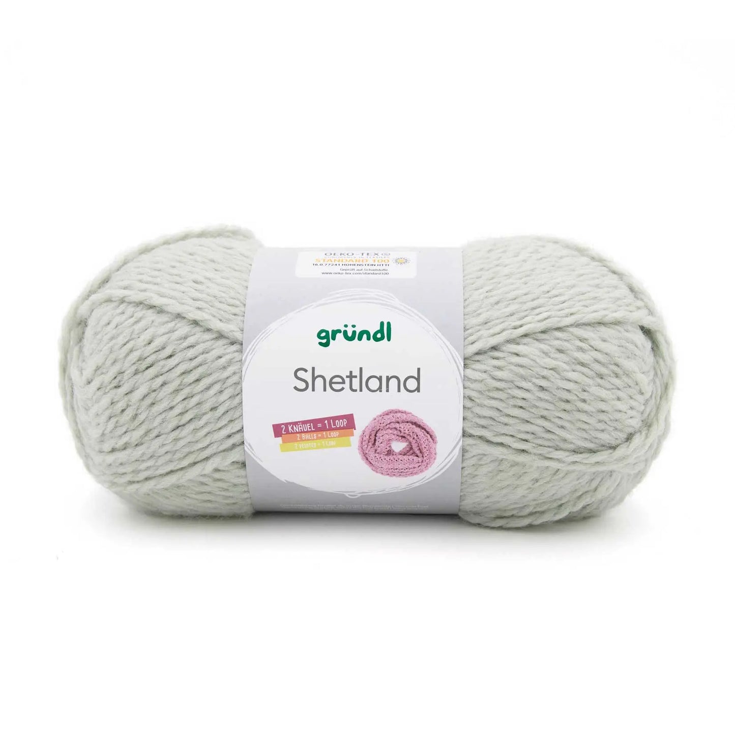 Kit de tricot pull loose et bonnet en Gründl Shetland