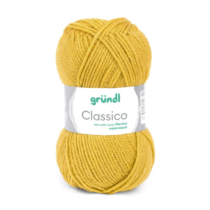 Knitting kit: colorful raglan sweater with balloon sleeves