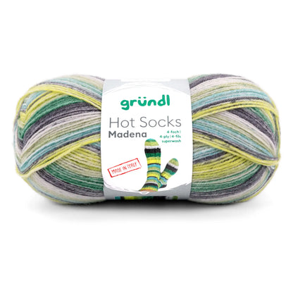 Kit de tricot Hot Socks Madena – 7x laine à chaussettes fabriquée en Italie
