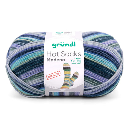 Kit de tricot Hot Socks Madena – 7x laine à chaussettes fabriquée en Italie