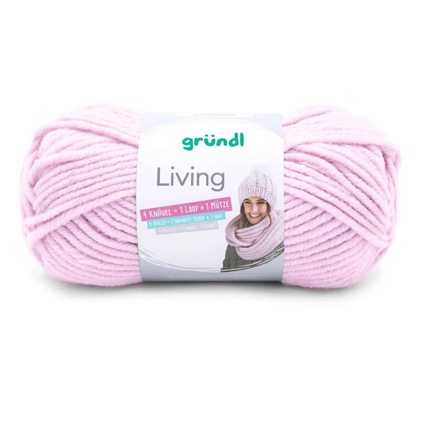 Kit de tricot pour snood et bonnet en point de brioche