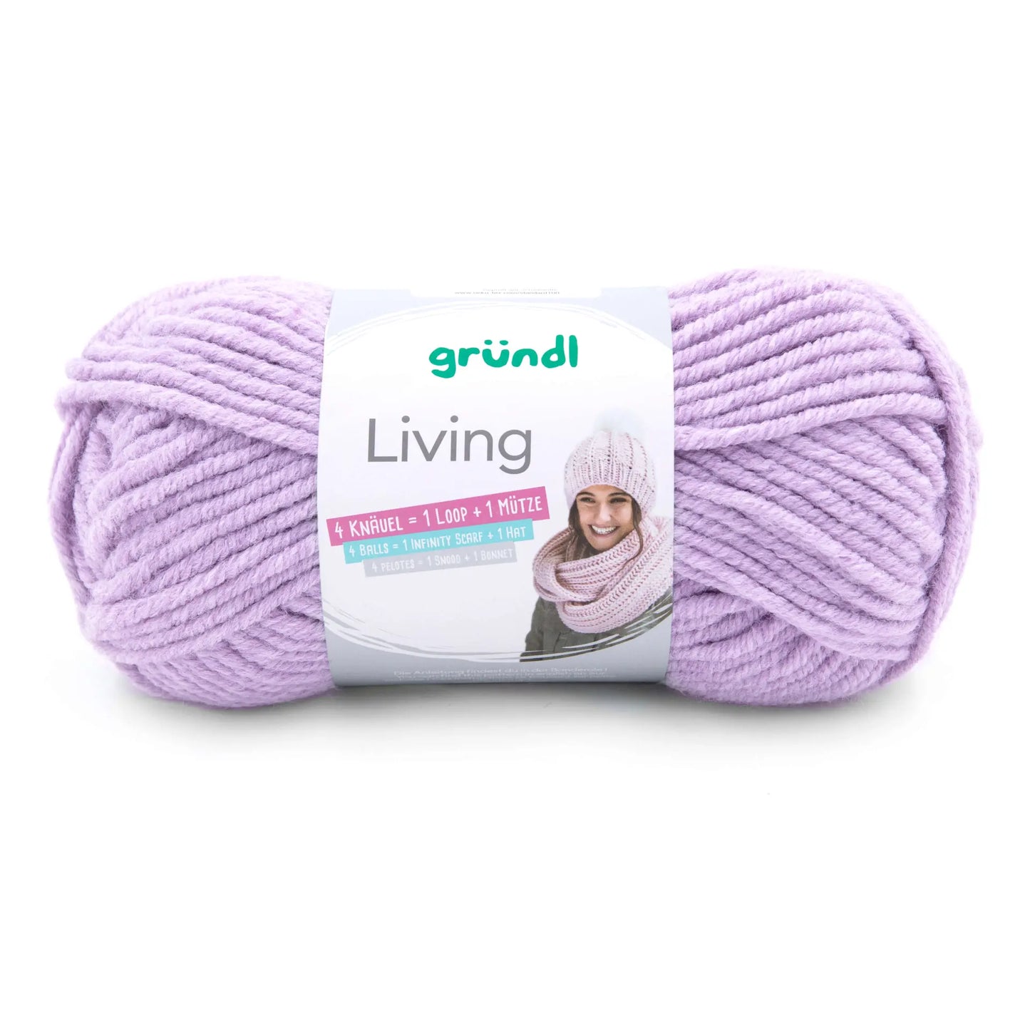 Strickset Decke mit Lochmuster