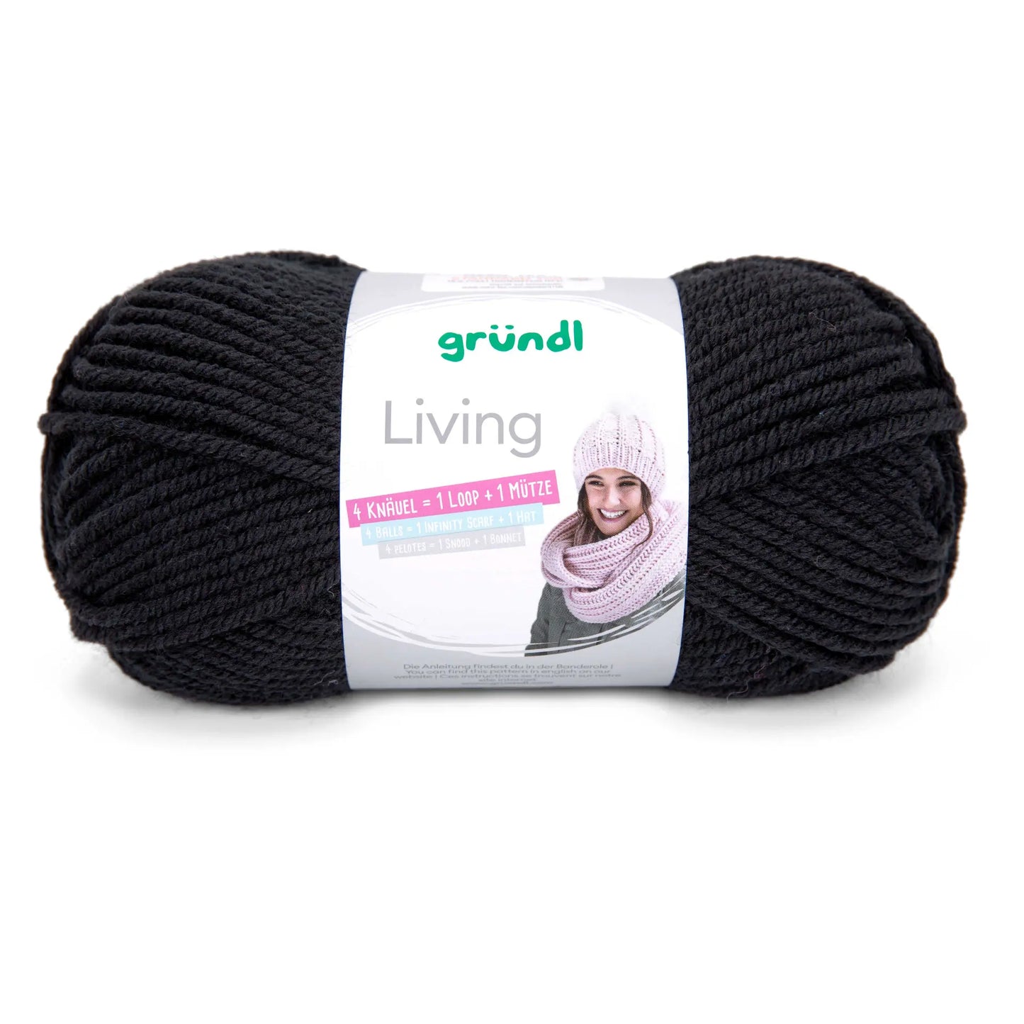 Knitting kit: Sweater with striped sleeves