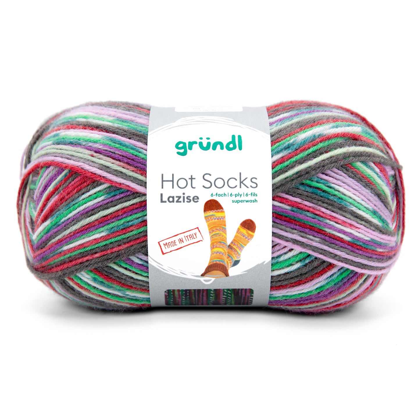 Hot Socks Lazise, 6-fach