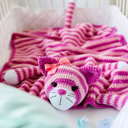 Kit de crochet Couverture de bébé Chat