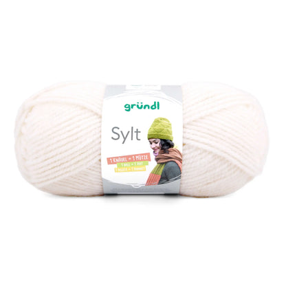 Kit de tricot Pull à rayures fines et franges + Bonnet