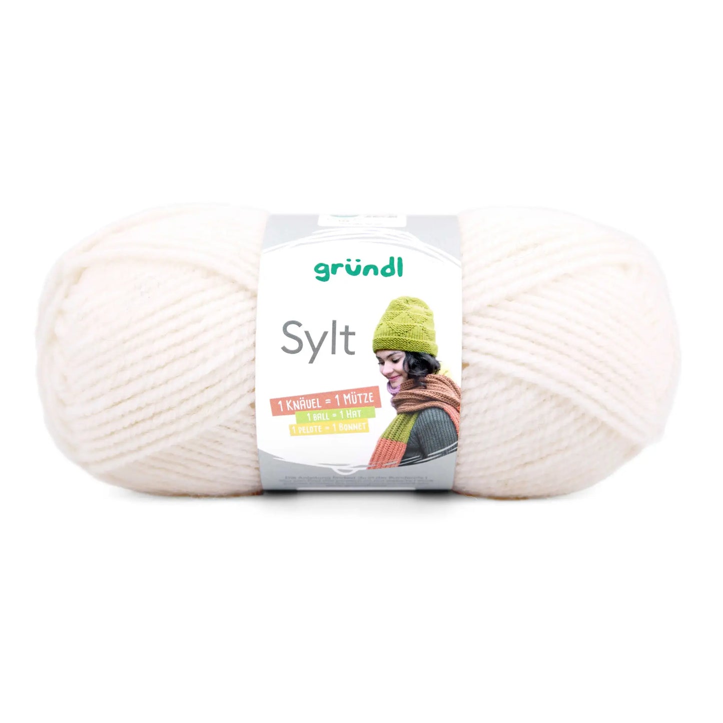 Kit de tricot pull rayé au point de riz
