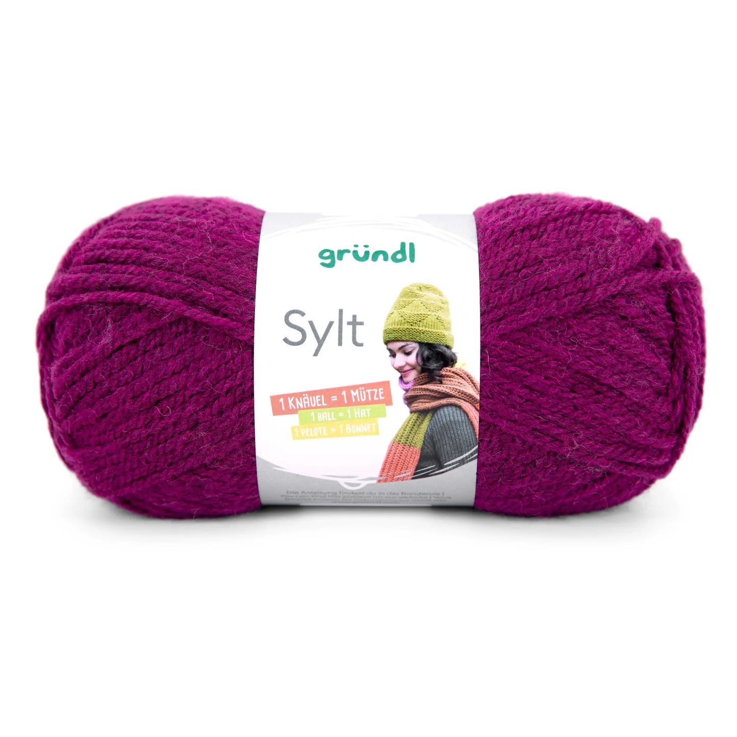 Kit de tricot pull rayé au point de riz