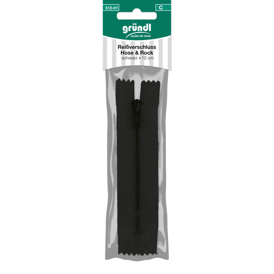 Reißverschluss Hose und Rock, 12 cm